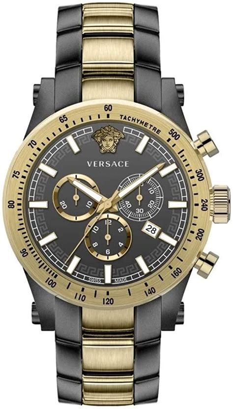 versace gold watch men's|versace sapphire crystal watch.